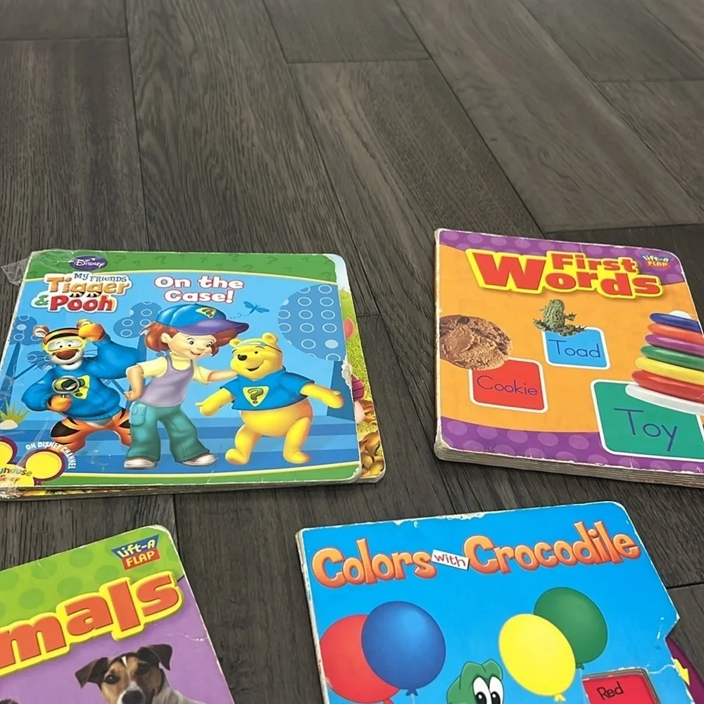 Bundle of Children’s educational books numbers colors and words